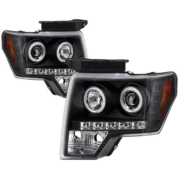 Spyder Automotive 09-14 F150 PROJECTOR HEADLIGHTS-HALOGEN MODEL ONLY DRIVE/PASS 5030108